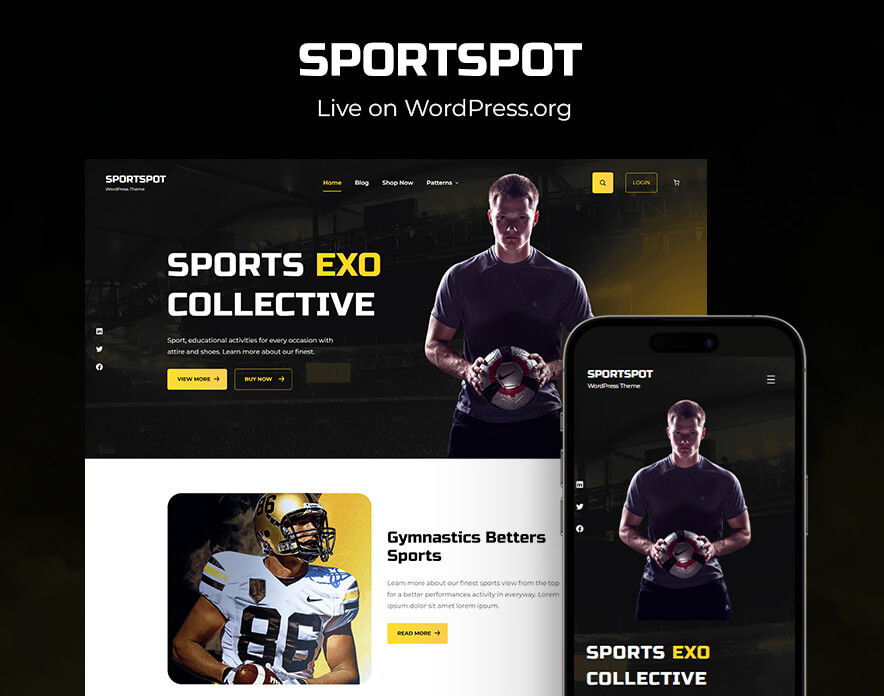 SportSpot Live on WordPress.org Main