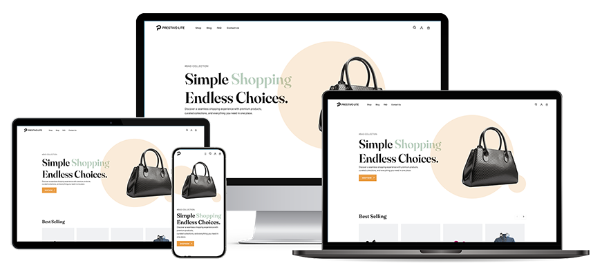 Prestivo Lite Responsive Design