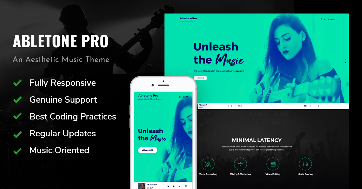 Abletone Pro - Premium Versatile Music WordPress Theme
