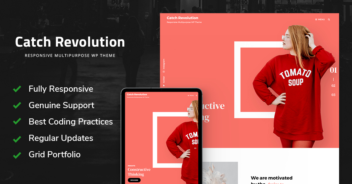 Catch Revolution is a free multipurpose WordPress theme Catch Themes