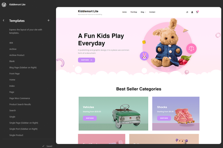 Kiddiemart Lite - Catch Themes