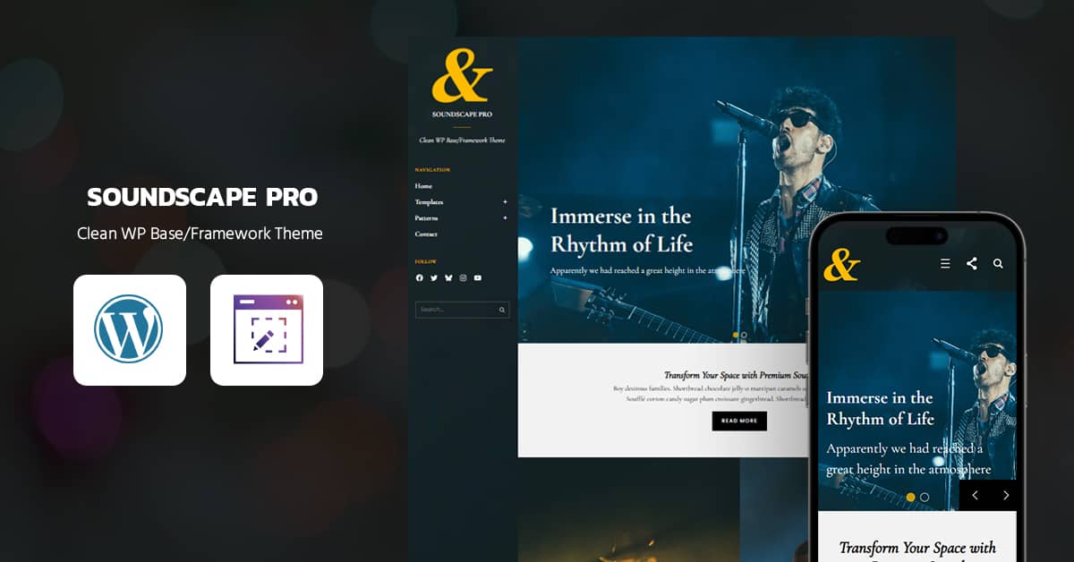 Soundscape Pro - Multipurpose Creative WordPress Theme